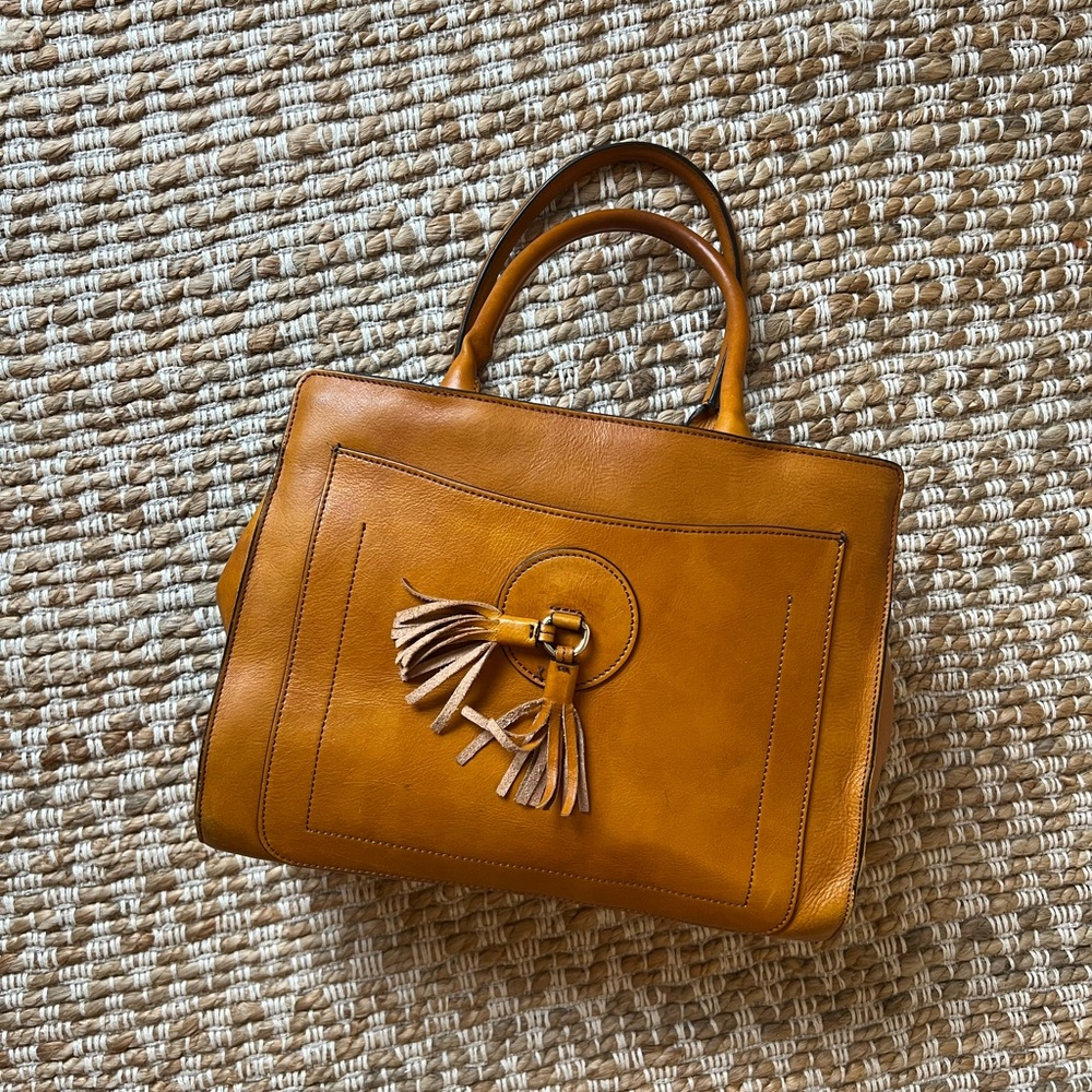 Italian genuine leather bag.